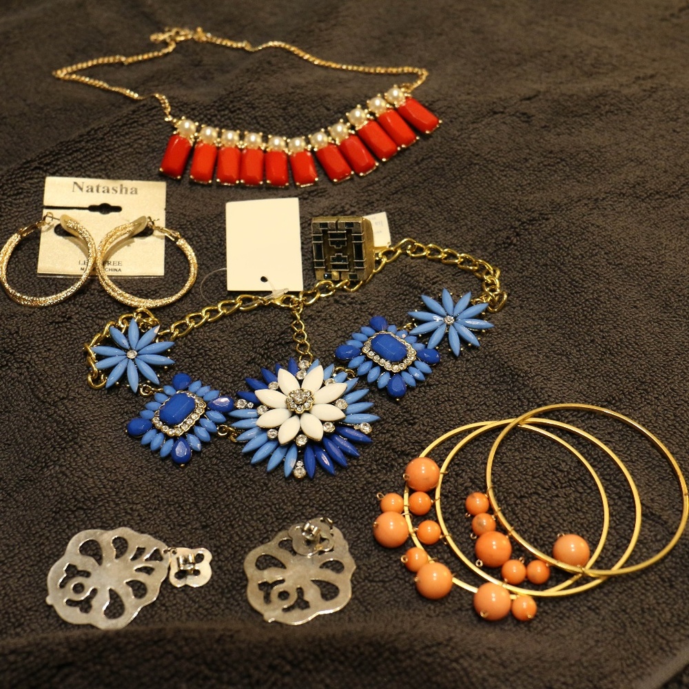 Unique Colorful Costume Statement Jewelry!